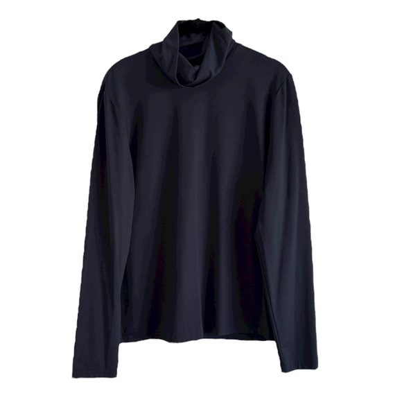 NWT Worth New York Navy Long Sleeve Turtleneck Tee SZ L - Picture 4 of 6